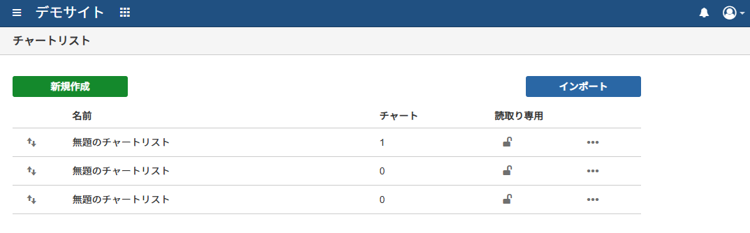 一覧画面