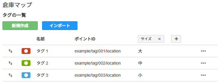 タグ一覧